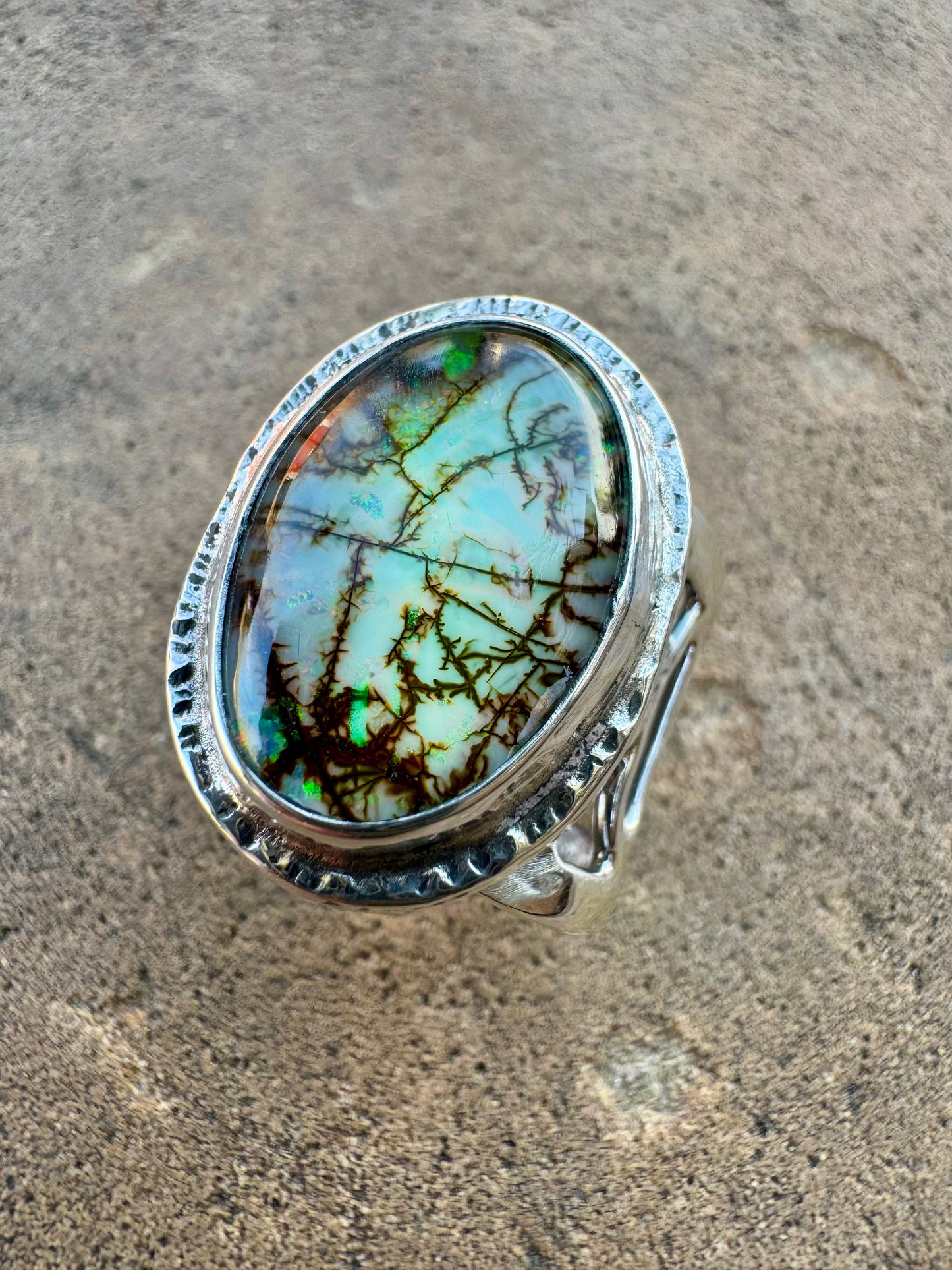Monarch Opal Doublet Ring size 8.5