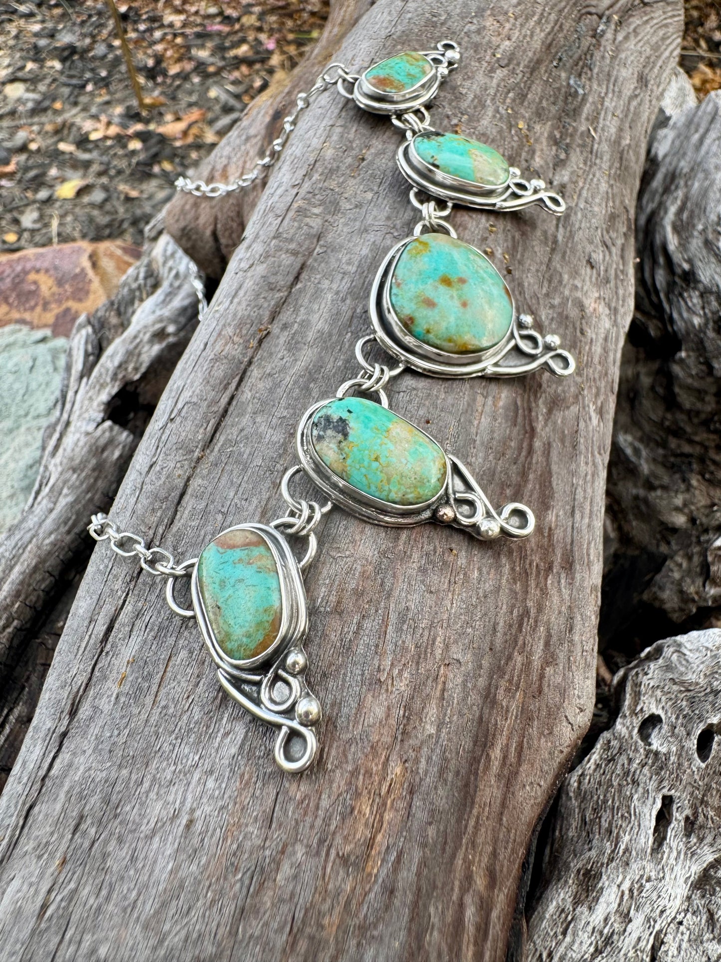 Tyrone turquoise Statement Necklace