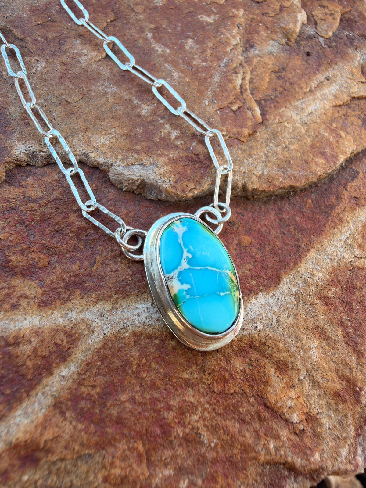 Sonoran Gold Turquoise Station Necklace