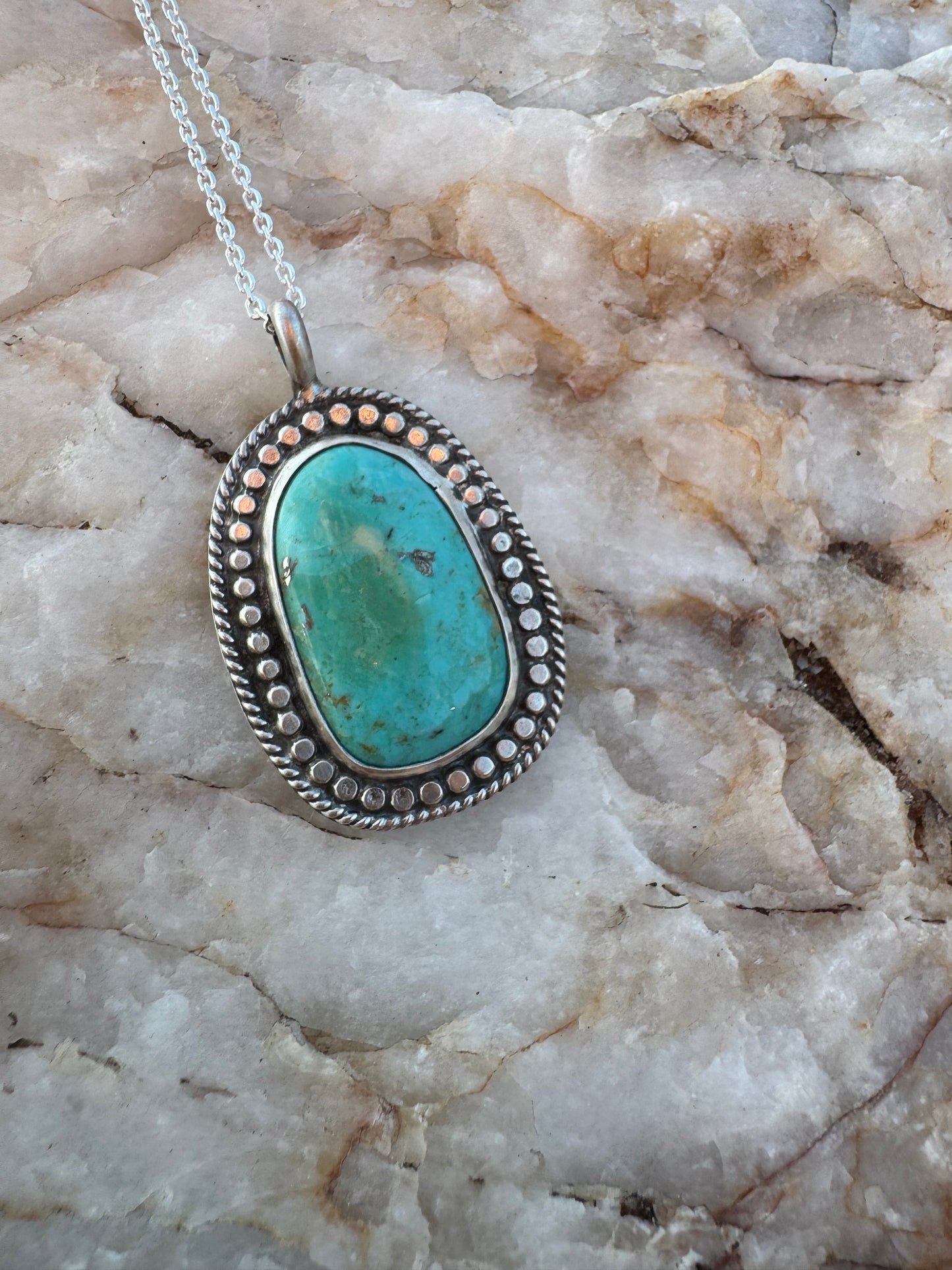 Fancy turquoise pendant