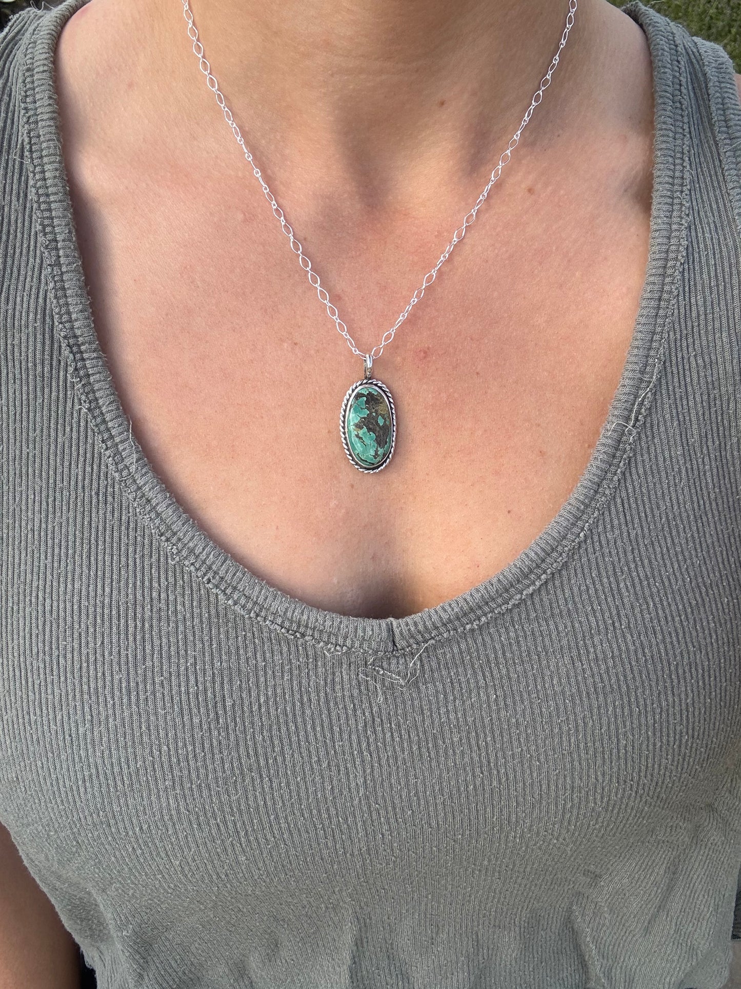 Tyrone turquoise necklace