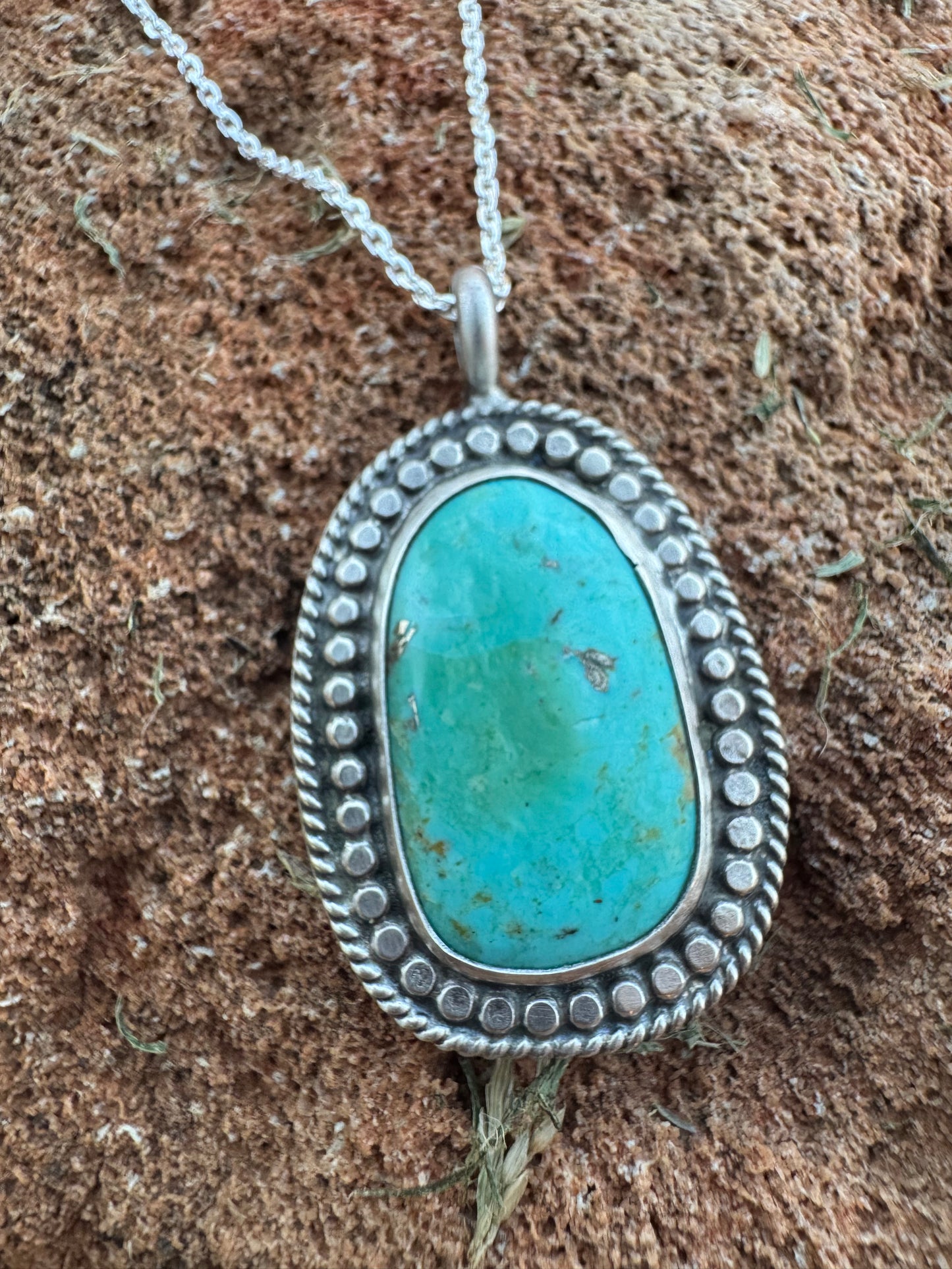 Fancy turquoise pendant