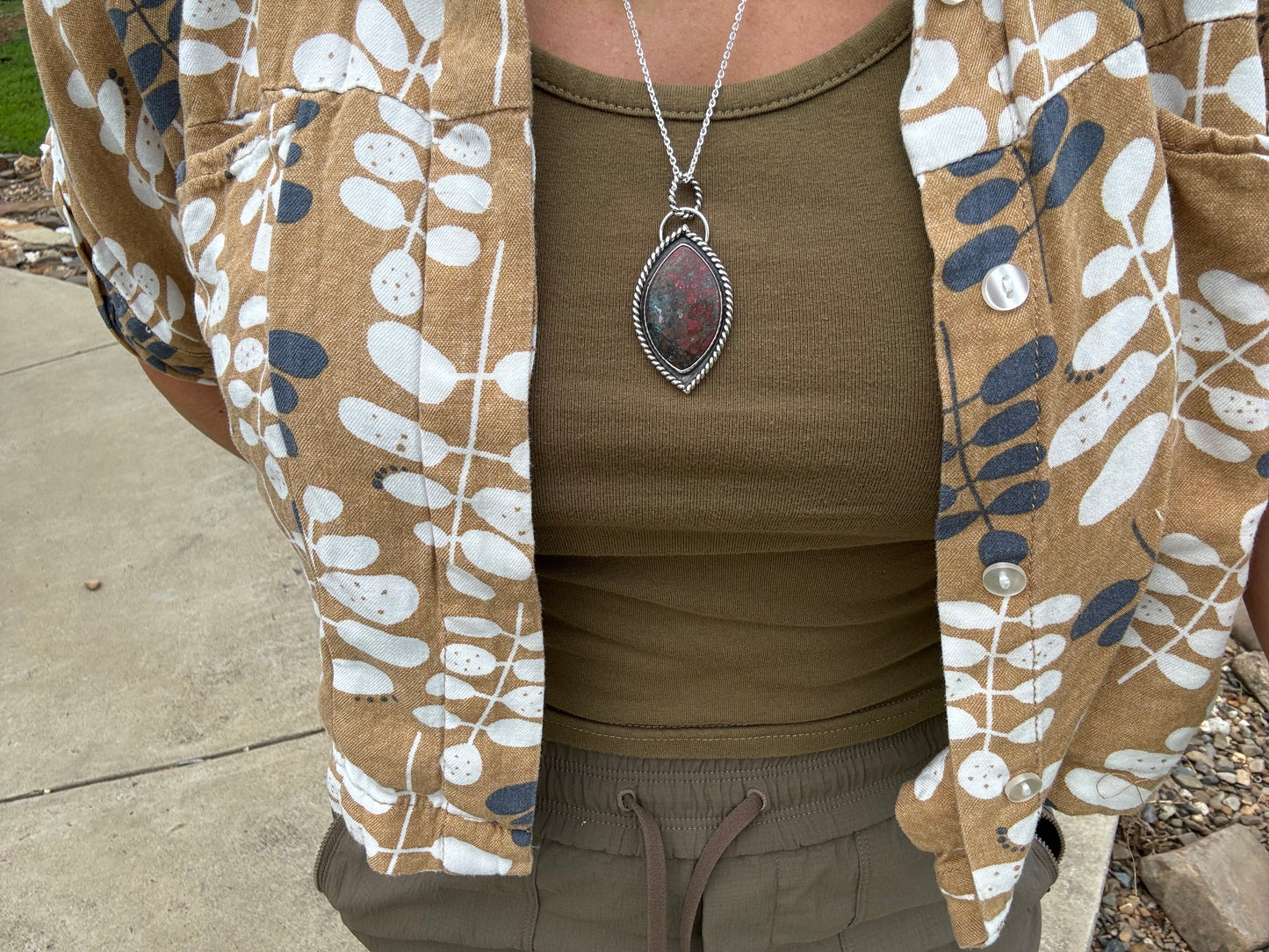 Sonoran Sunset Marquise Pendant