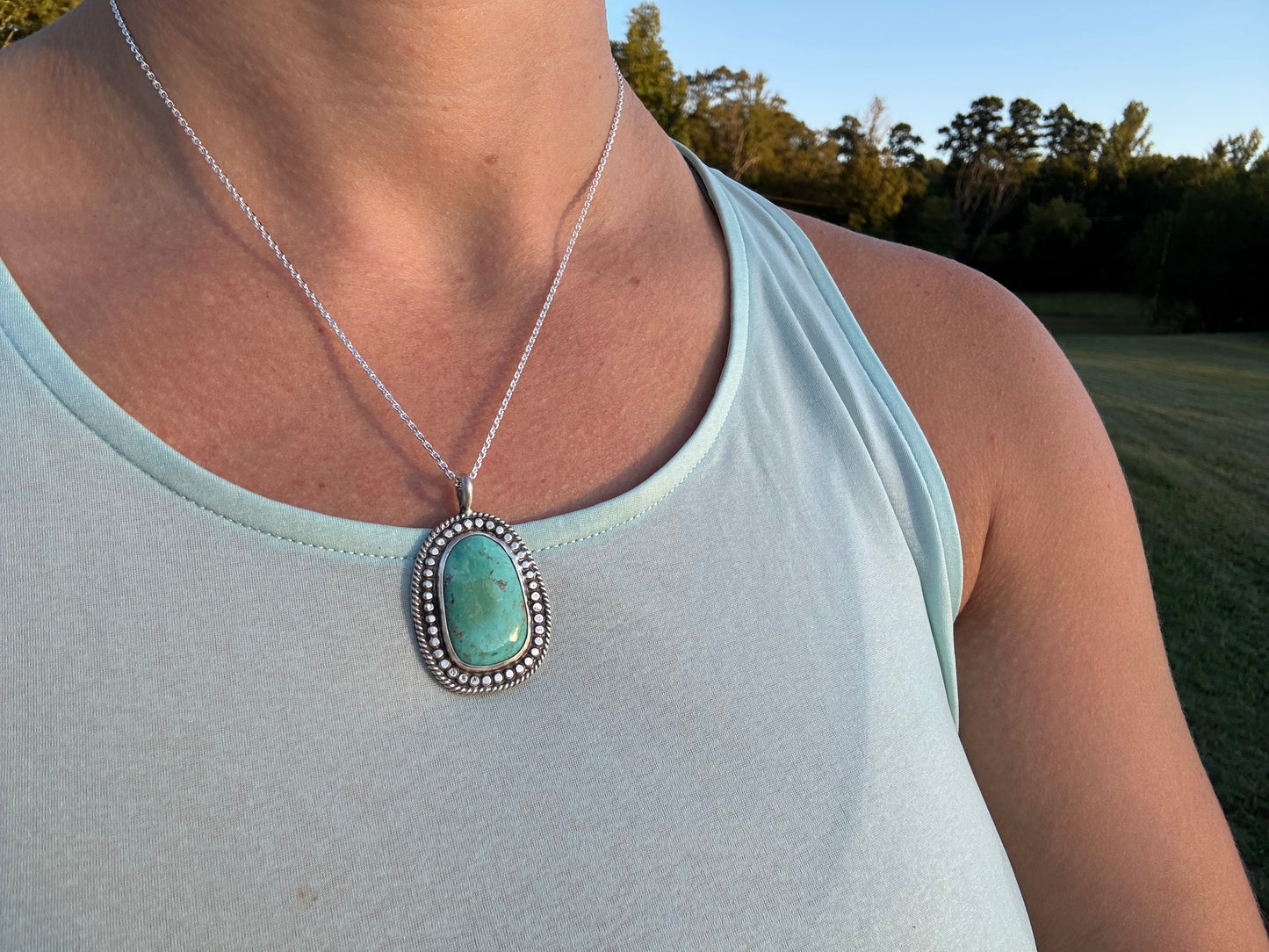 Fancy turquoise pendant