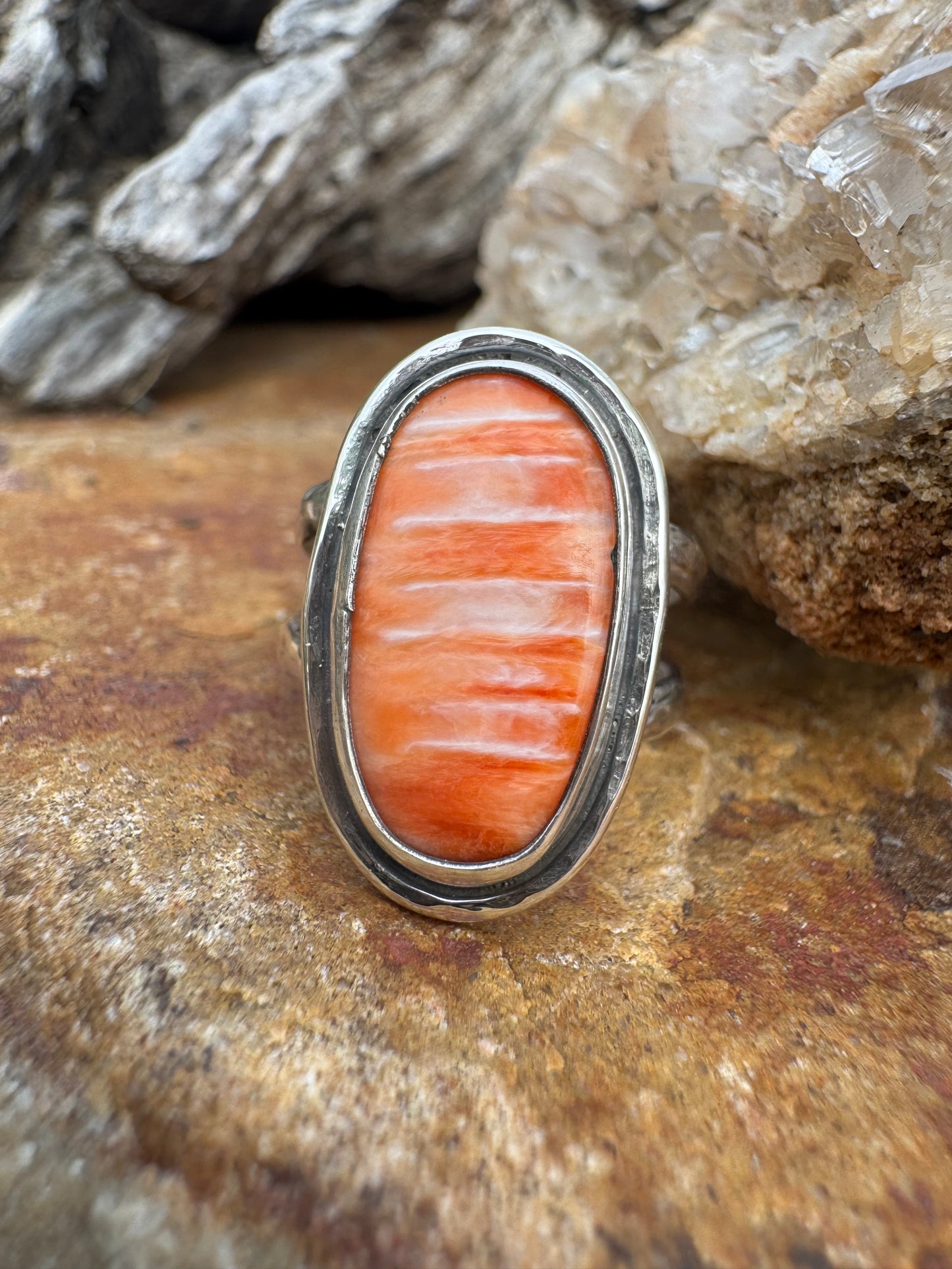 Sunset Spiny Oyster Ring size 9