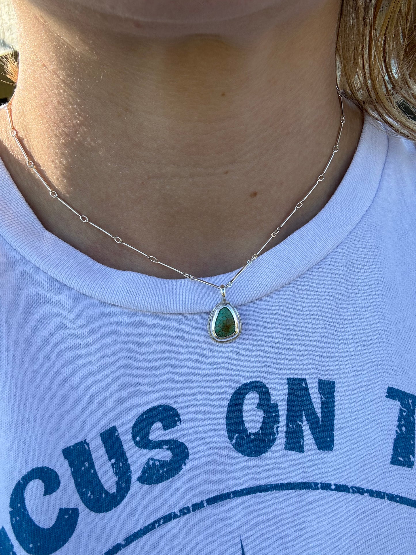 Mini turquoise pendant