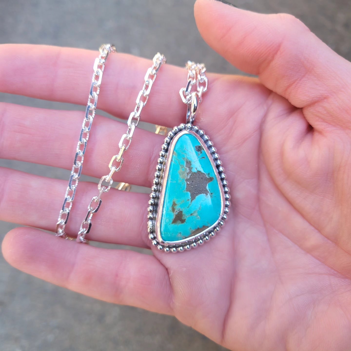 Tyrone turquoise necklace