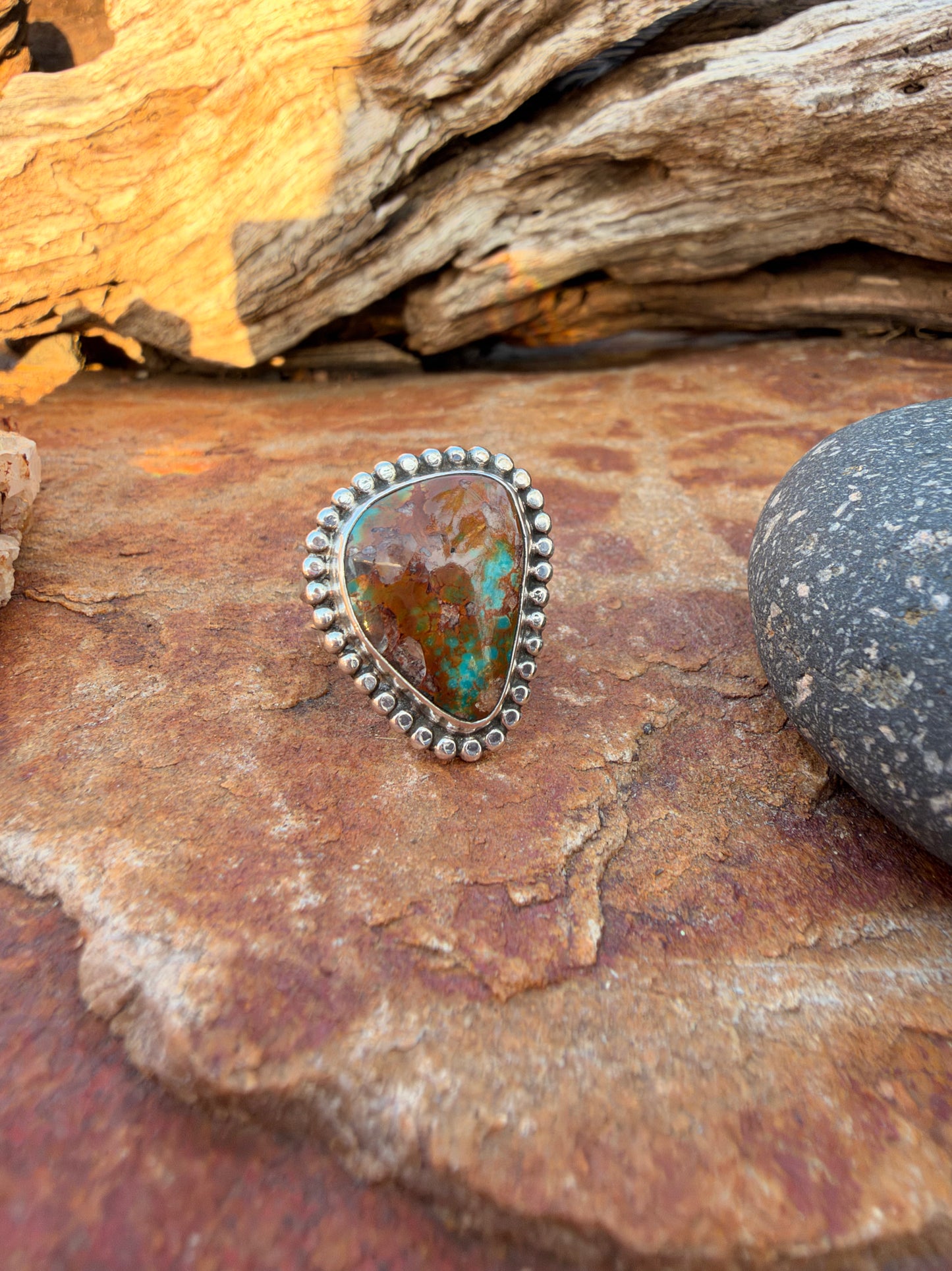 Sonoran Turquoise Earthscape Ring