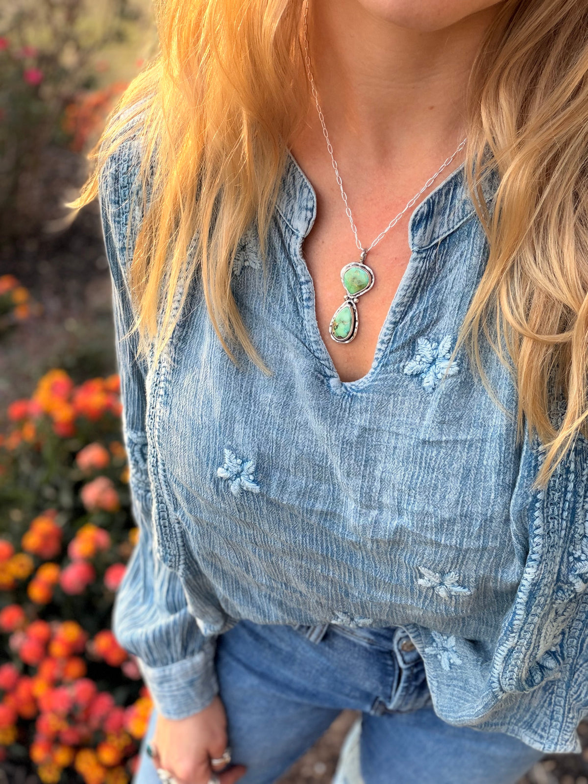 Sonoran Serenity Turquoise Necklace