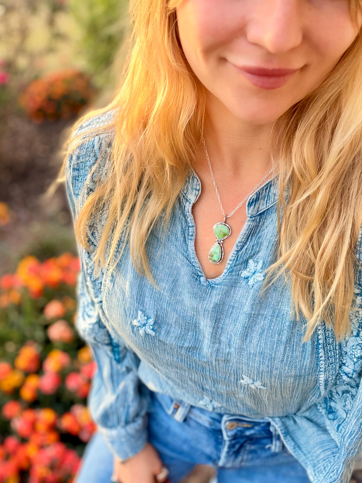 Sonoran Serenity Turquoise Necklace