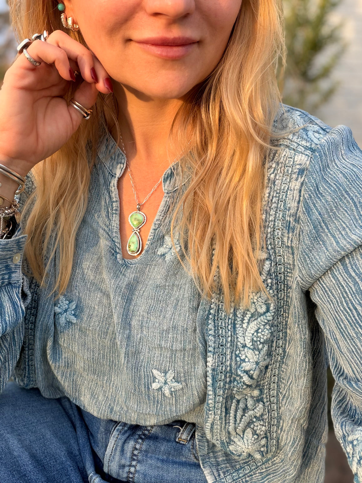 Sonoran Serenity Turquoise Necklace