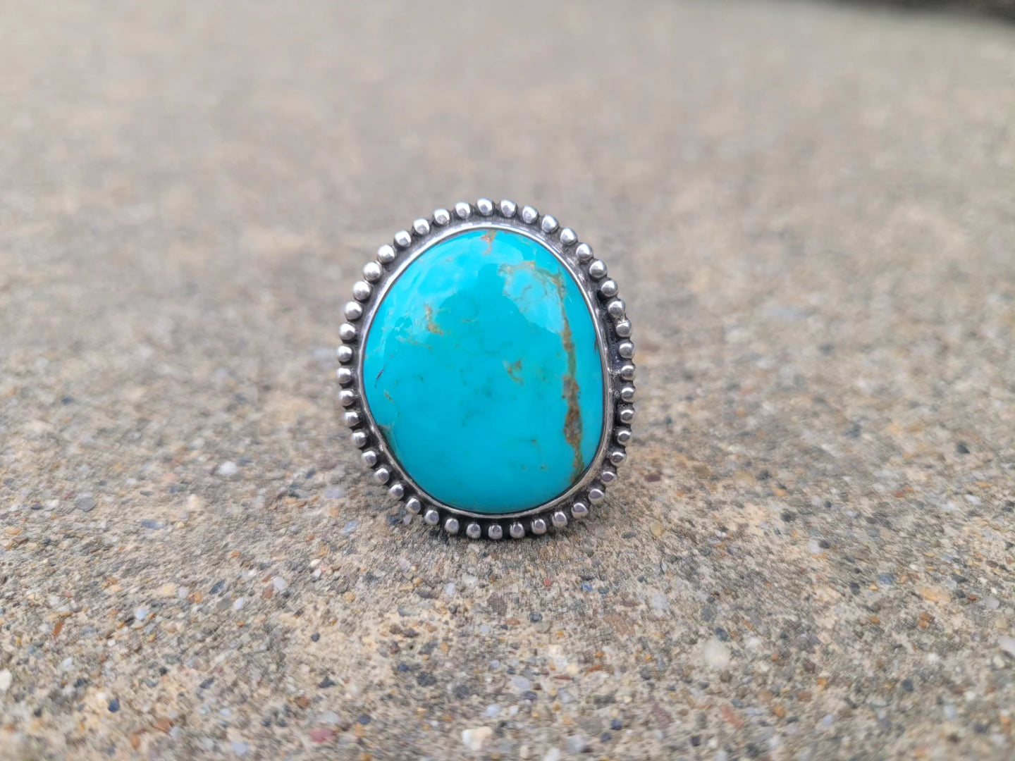 Kingman turquoise ring size 8.5